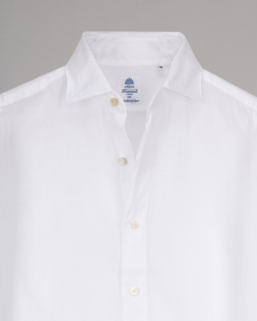 FINAMORE Shirts | Luigi Linen Shirt